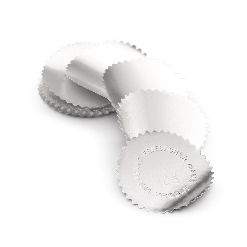 250 Siegeletiketten, Ø 55mm, silber